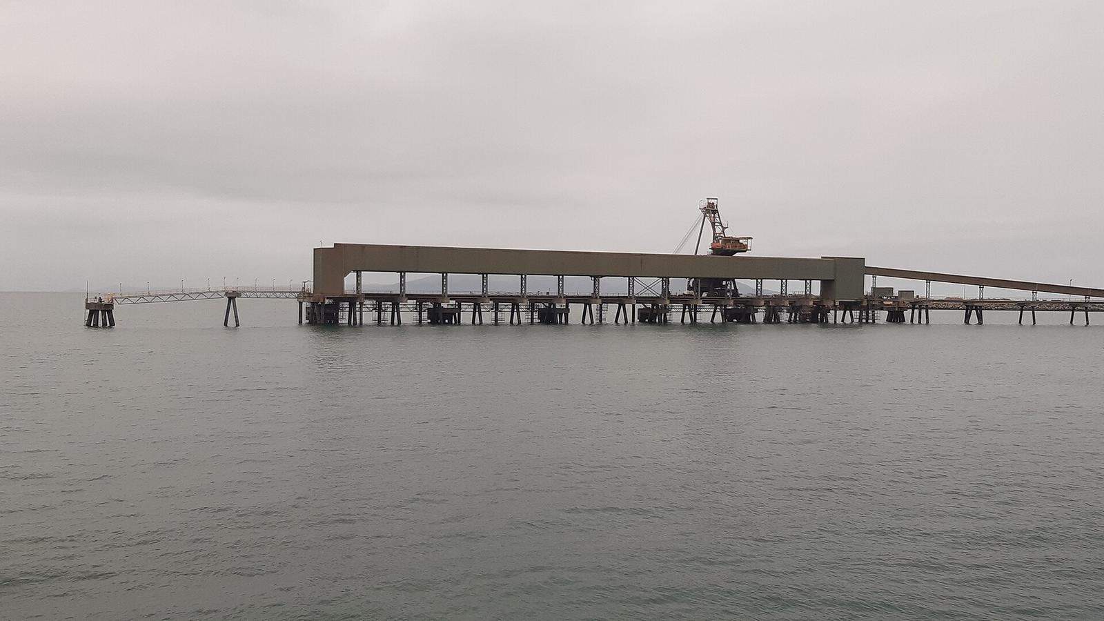 Views of the Port of Townsville from the Magnetic Island ferry, Townsville, Australia